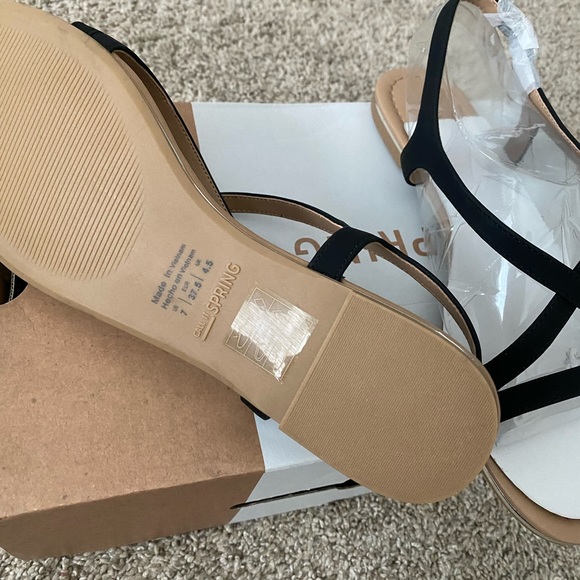 NWT Women’s black Call It Spring Sandals size 7 - Picture 11 of 11